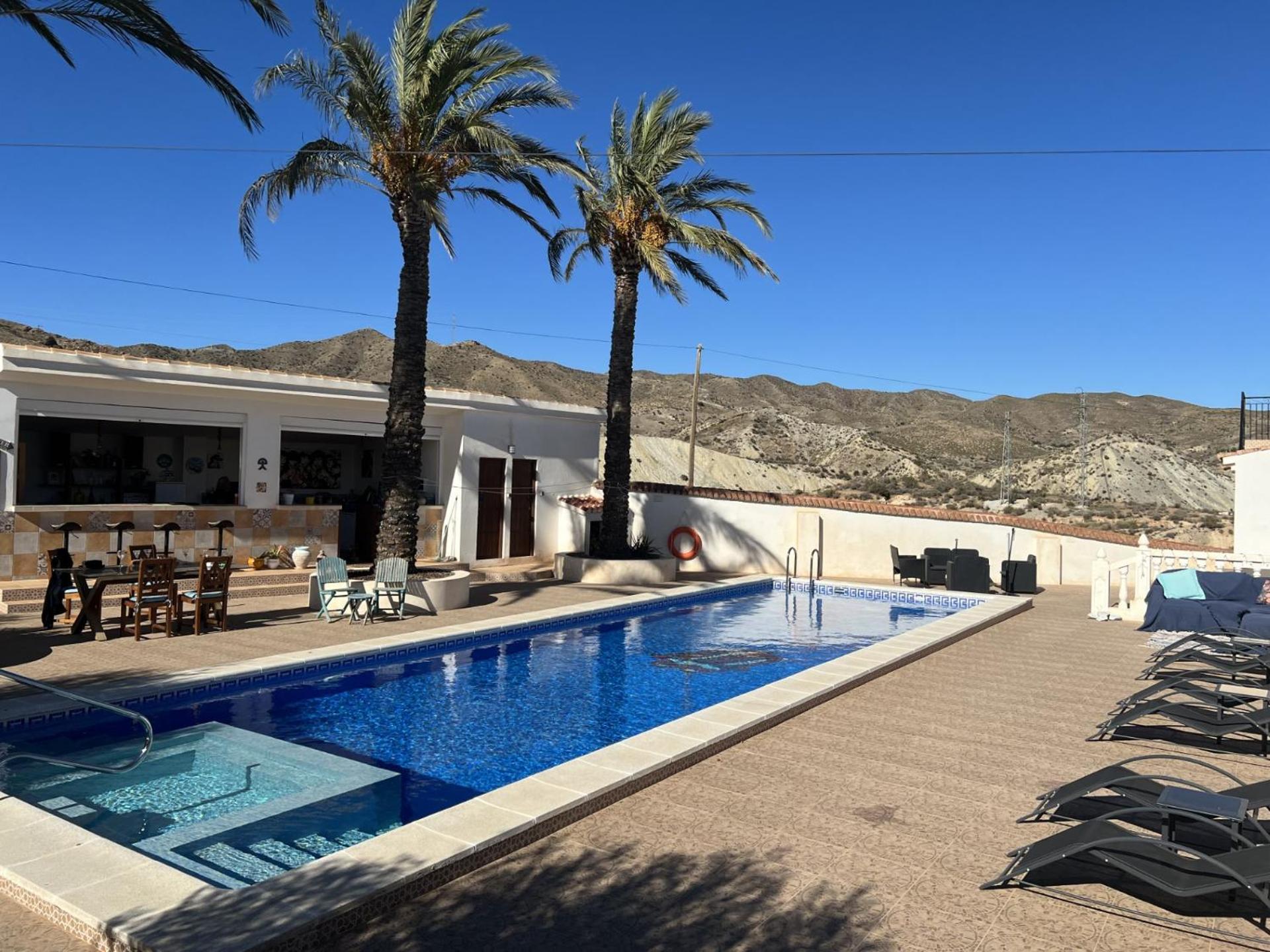 Bed and Breakfast Cortijo La Cueva Arboleas Esterno foto